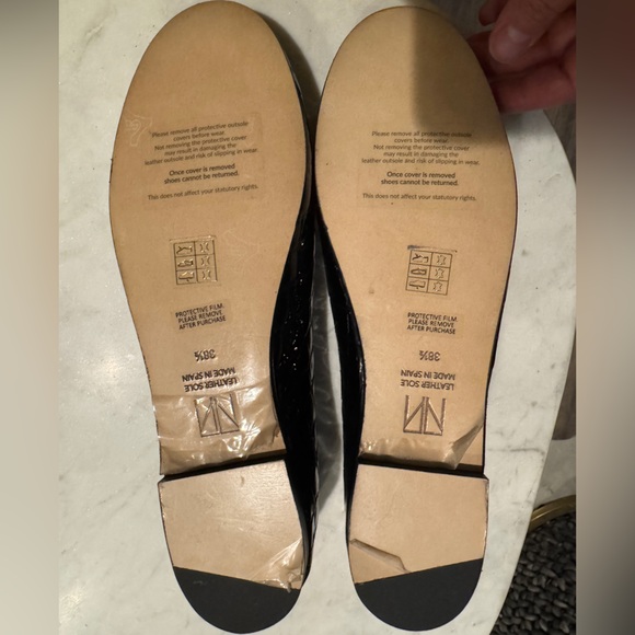 Tamara Mellon Black Croc Flats Loafers - Picture 5 of 8